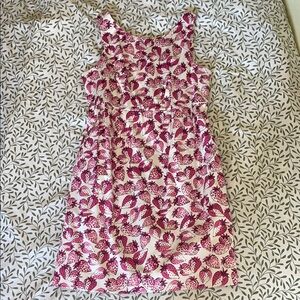 🍓🩷 NWOT Joe Fresh Pink Strawberry Print Dress - Size 8, fits large.